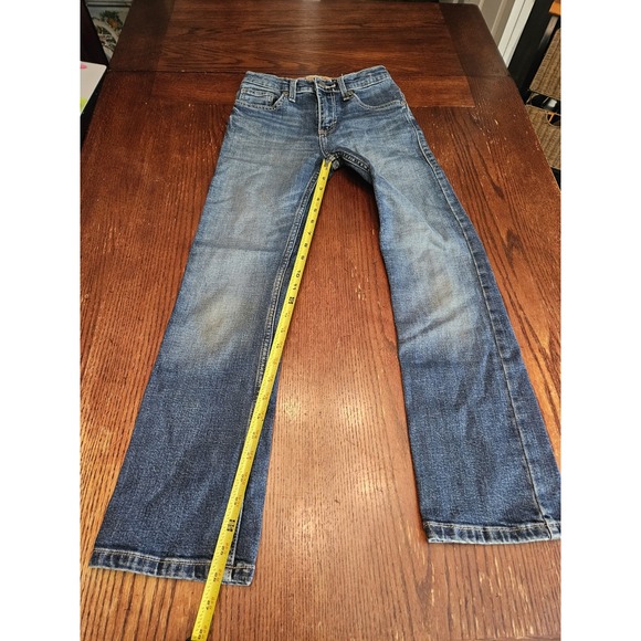 Wrangler 20X Boys Youth Thick Stitch Cowboy Bootcut Western Jeans 12 Slim (A357) - Picture 5 of 6